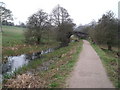 Tow path beside the Cromford Canal in Cromford & Matlock Bath Ward