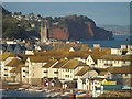Teignmouth from Shaldon in TQ14 0AD