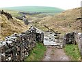 Bridleway heading west from Smardale Bridge in CA17 4LT