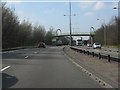A50 - footbridge west of the Normacot junction in ST3 4TQ