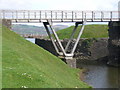 Footbridge at Western Dam in CF83 1NU