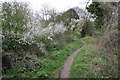 View along Grims Ditch (Ridgeway) in Crowmarsh