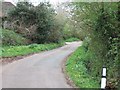 The road to Cannonwalls from Oak Well in EX5 1PZ