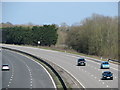 The M5 passing Taunton in TA1 3XQ