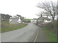 The road through Marcross in St. Donats Community