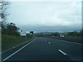 A55 eastbound approaching St Asaph in St Asaph