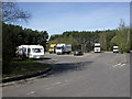 Avon Heath, lorry park in BH24 2FX