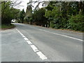 Junction of Fern Road with the B2139 in RH20 4JZ
