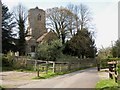 The parish church at Cheveley, viewed from Church Lane in CB8 9RG