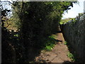 Footpath junction near Berengrave Lane in ME8 7NP