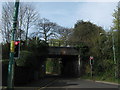 Railway bridge on Berengrave Lane in ME8 7NP