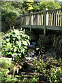 Waterfall and Footbridge in NW3 7HD