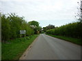 Entering Owmby-by-Spital, Lincolnshire in Owmby-by-Spital