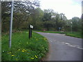 Burrows Lane at junction of Hook Lane in GU5 9PD