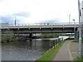Joe Mercer Way crossing the Ashton Canal, Sportcity, Manchester in M11 3RN