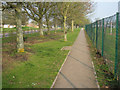 Path by Winklebury playing fields in RG22 6PG
