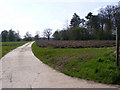 Footpath & entrance to St.Michael's Church in Boulge