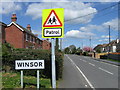 Winsor entrance sign in SO40 2NB