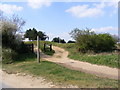 Footpath to the B1079 Grundisburgh Road in IP12 4EJ