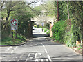 Disused railway bridge on Marlston Road in RG18 9QS