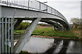 Cable bridges over the River Calder in BB12 8FF