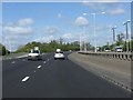 A40 - curving onto the Hillingdon bypass in UB10 9BY