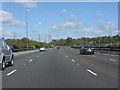 M40 Motorway curving west of Gerrards Cross in SL9 7EY
