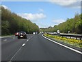 M40 motorway climbing north out of the Wye Valley in HP10 9EL