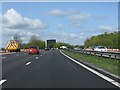 M40 motorway at High Wycombe services site in HP10 9AE