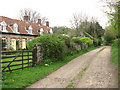 The Weavers Way past cottages in Felbrigg in NR11 8PL