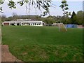 Duncton School seen from footpath in Duncton