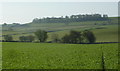 Farmland of Elton Common and beyond in Derbyshire Dales District