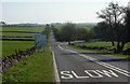 A5012 and the lane to Winster in Derbyshire Dales District