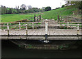Swing bridge near Lodge Farm in LS18 4GP