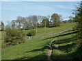 Hillside footpath near Winster in DE4 2DS
