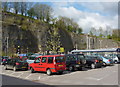 Supermarket car park, Matlock in DE4 3NJ
