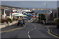 Looking down Gilbertson Road, Lerwick in ZE1 0QN