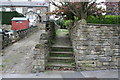 Horsforth: Footpath up from Lister Hill in LS18 5NT