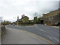 Junction of Bond Lane with Station Road, Settle in BD24 0AB