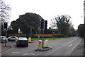 Junction of A411, B552, Barnet Gate in EN5 3BF