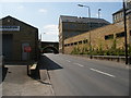 Mills and railway bridge in Elland in HX5 0BE