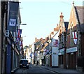 Flags on St Mary's Street in OX10 0JX
