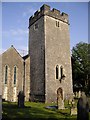 Tower of St Mary's Church, St Fagans in CF5 3UE