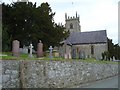 Church of St Nicholas from Church Bank in SY15 6PE