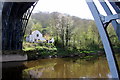 River Severn at Ironbridge, Shropshire in TF8 7JT