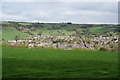 Pateley Bridge from the lower end of Ladies Riggs in HG3 5LR
