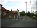 Looking down the B1223 Wistow Road from Monk Lane in YO8 3ND
