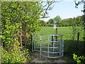 Kissing Gate into Studdal Recreational Ground in CT15 5DB