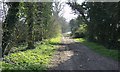Footpath west of Oakley in RG23 7HR