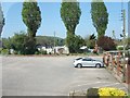 Car park for Cat and Fiddle Inn in EX5 1DP